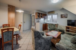 Living area - Apartment in Hévíz, only 3 minutes from the thermal lake (Hévíz)