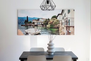 Apartment | Living area | 32-inch flat-screen TV with digital channels - Lario Suite Apartments (Como)