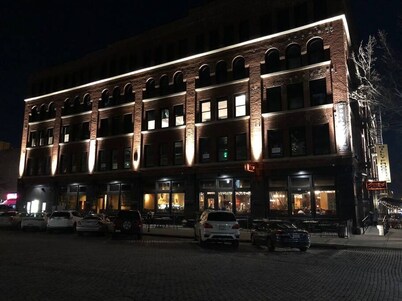 A historic 1,000 square foot loft in the heart of the Old Market with Howard Street view