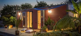 Luxurious Bourscheid mobile home, Resort Walsdorf, 7 guests, terrace views. Ideal for nature and peace.