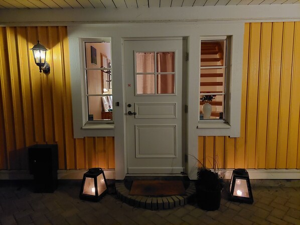 Voorkant van accommodatie