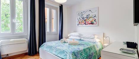 Apartment, 1 Schlafzimmer, Nichtraucher, Stadtblick | 1 Schlafzimmer, Bügeleisen/Bügelbrett, kostenlose Babybetten