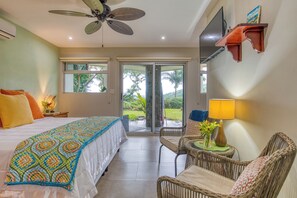 1 soveværelse, skrivebord, strygejern/strygebræt, weekendseng