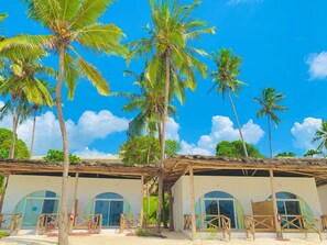 Accommodatie ligt op het strand