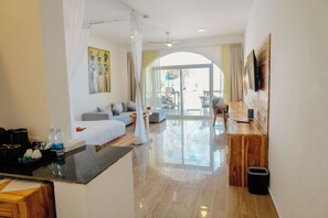 Chambre Double ou avec lits jumeaux, vue plage