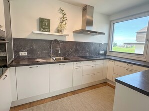 Kühlschrank, Ofen, Herdplatte, Geschirrspüler