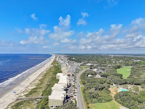 Vlak bij het strand