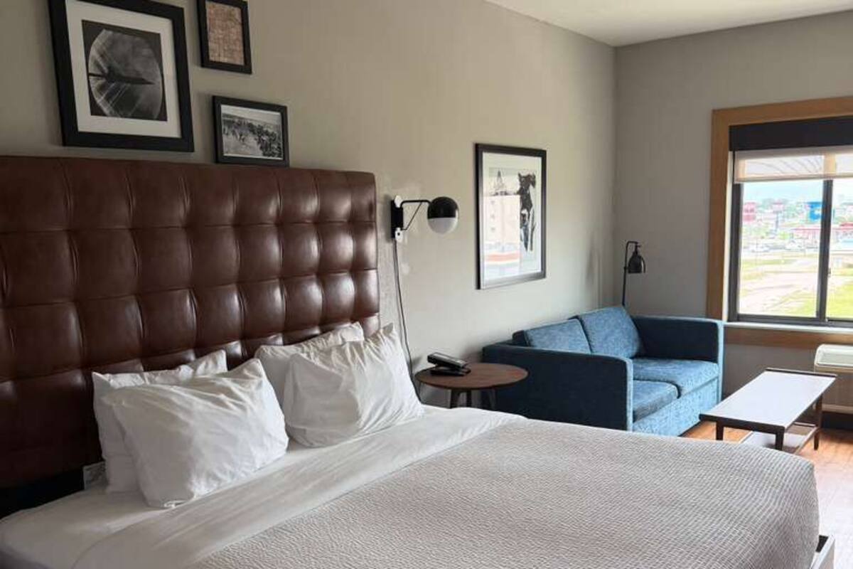 Studio Suite Khas, 1 Tempat Tidur King dengan tempat tidur Sofa, Bebas Asap Rokok, pemandangan kota | Kedap suara dan Wi-Fi gratis