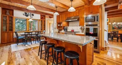 Family Getaway Carnelian Bay! Pool Table, Stone Fireplace, & Large Backyard