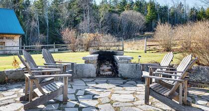 Outdoor Fireplace & Pool Table: Tamworth Home!