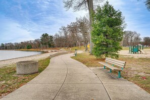 House (3 Bedrooms) | Interior - Walk to Fox Lake: Pet-friendly A-frame w/ Fire Pit (Twin Lake)