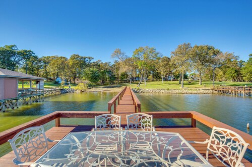Waterfront Home at Lake Fork w/ Boardwalk