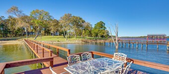 Waterfront Home at Lake Fork w/ Boardwalk