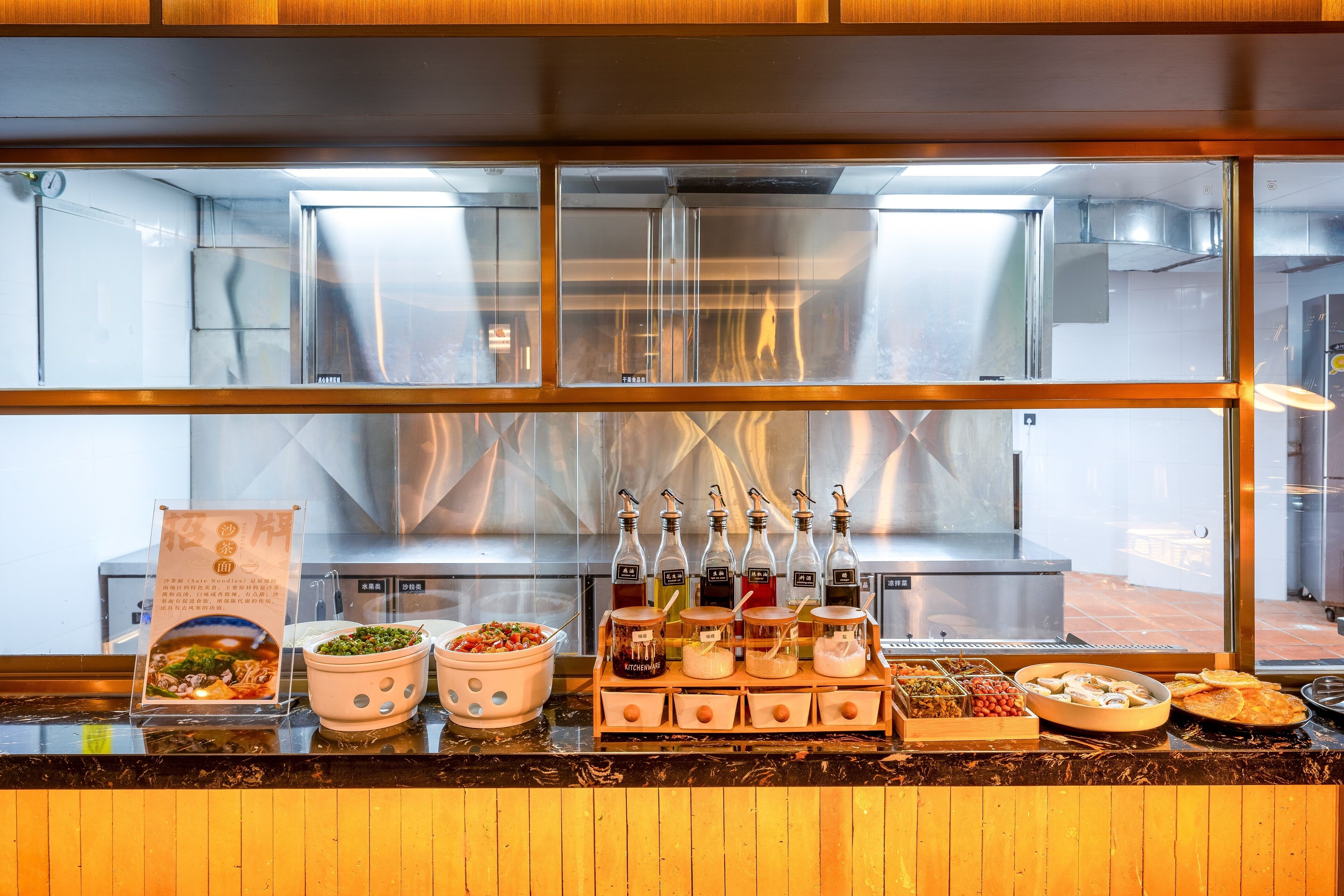 Daily buffet breakfast for a fee