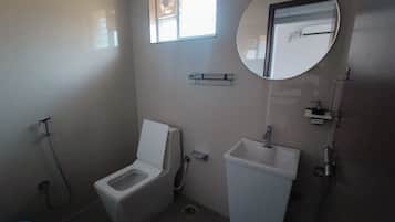 Towels, soap, toilet paper