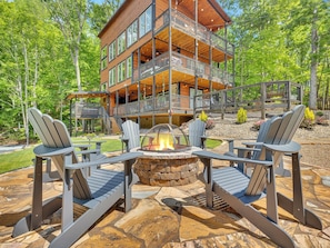 Cabane, 4 chambres | Terrasse/Patio