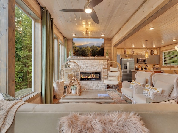 Cabane, 4 chambres | Intérieur