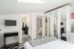 1 chambre, fer et planche Ă repasser, Wi-Fi gratuit, draps fournis
