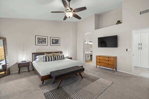 3 عدّة غرف نوم ومكواة/لوح كي وواي فاي وملاءات أسرّة