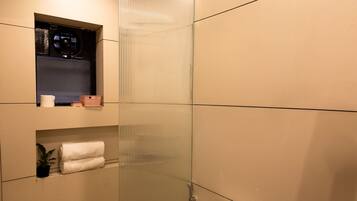 Towels, soap, toilet paper