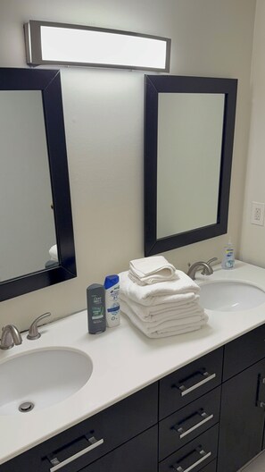 Bathroom - Fabulous 2-bedroom apartment non smoking  with huge yard and work station.deck, (North Brunswick Township)