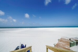 On the beach