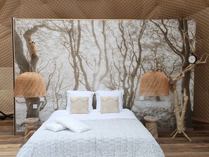 1 habitación y ropa de cama 