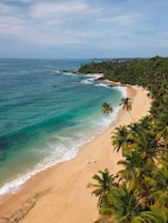 Beach nearby, white sand