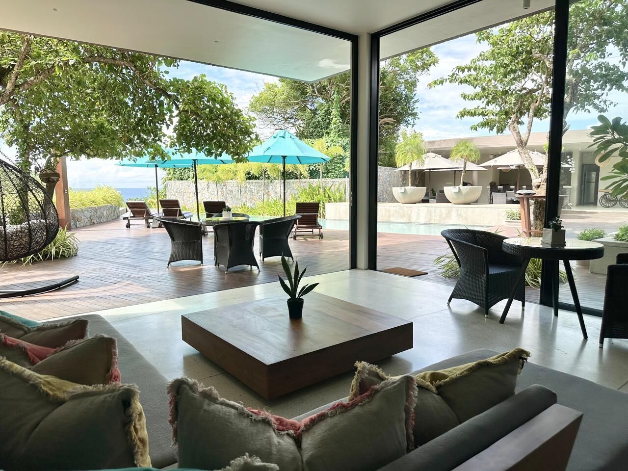 Lobby sitting area
