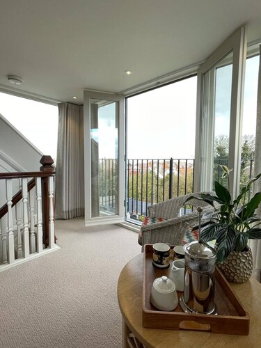 Period property a short walk from the beach.