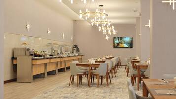 Petit déjeuner complet (20 AZN par personne)