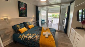 1 chambre, fer et planche Ă repasser, Wi-Fi, draps fournis