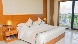 Habitación individual Deluxe, balcón, vistas a la ciudad