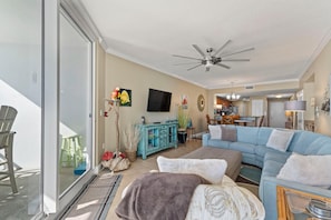 Condo, Multiple Beds (Palacio 1204) | Living area | TV - Palacio 1204 (Pensacola)