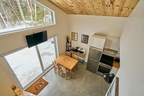 Private kitchen - Attic accommodation 2 0: 2-bedroom chalet  (Notre-Dame-des-Monts)