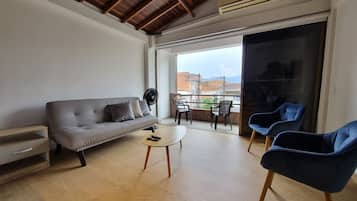 Loft, Kitchenette, City View | 1 bedroom, desk, laptop workspace, free WiFi