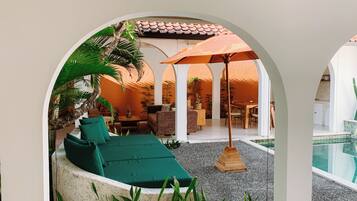 Romantic Room, 2 Bedrooms, Private Pool | View from room