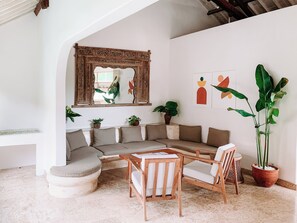 Family Room, 2 Bedrooms, Private Pool | Living area | 32-inch Smart TV with digital channels - Happy Together By Kresna Hospitality (Seminyak)