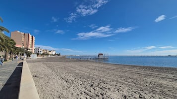 Sun loungers, beach towels