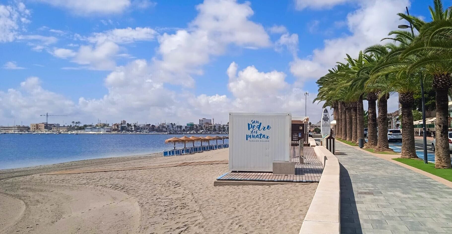 Sun loungers, beach towels