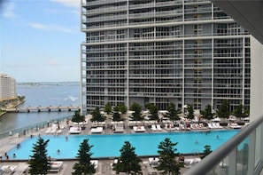 Indoor pool, outdoor pool
