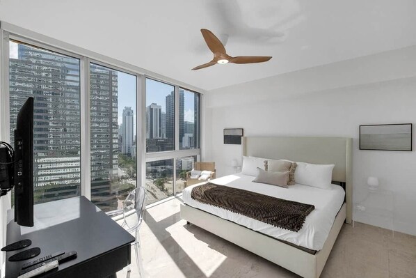 2 bedrooms, desk, iron/ironing board, free WiFi