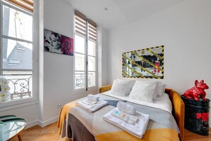 1 chambre, accès Internet, draps fournis