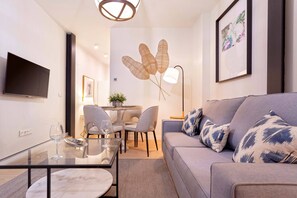 Huoneisto | 1 makuuhuone, ilmaiset vauvansängyt, internet