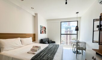 Estudio básico | Wifi gratis y ropa de cama