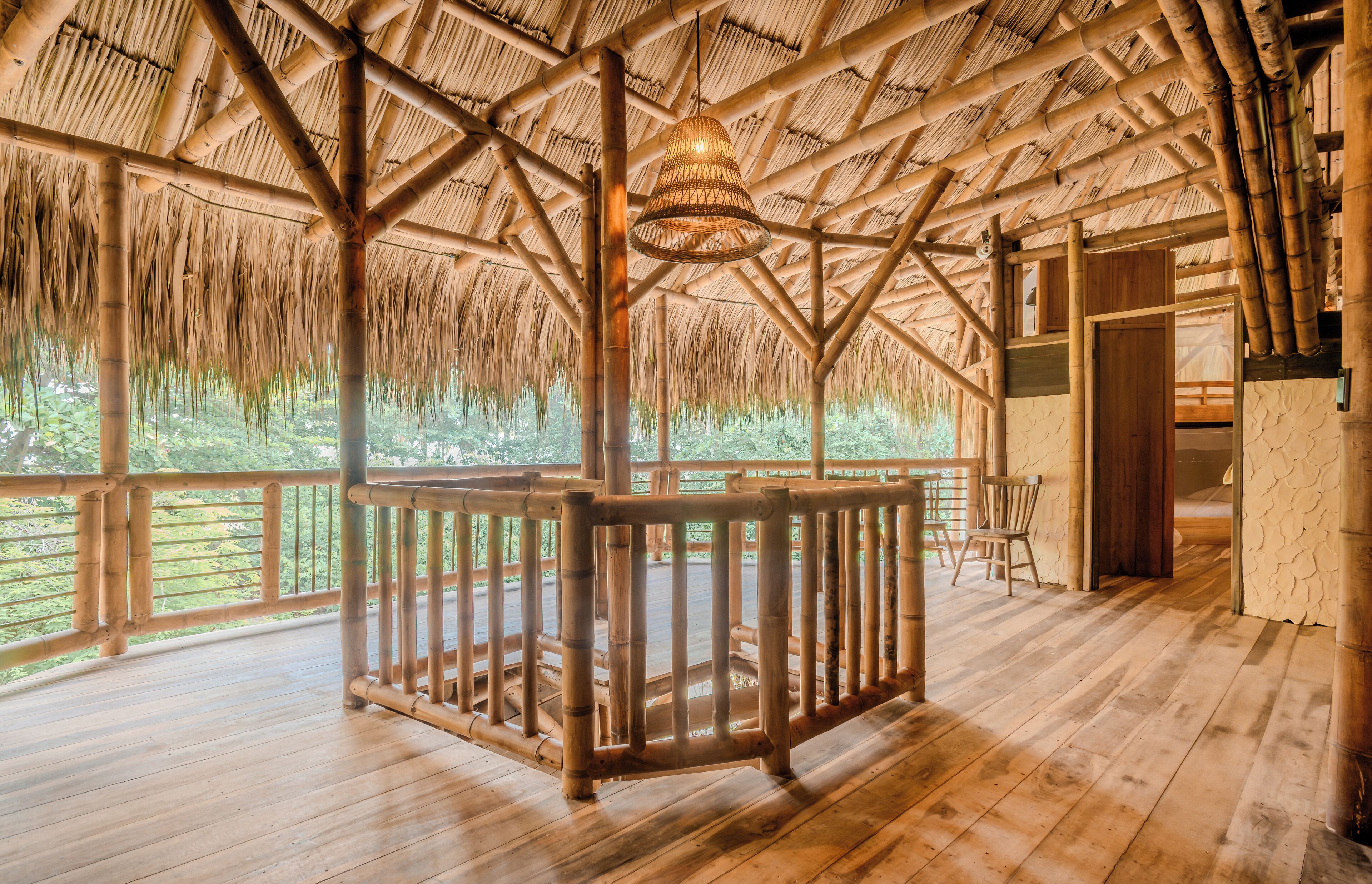 스탠다드 공용 도미토리, 정원 전망 | 침대 시트