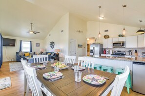 Interior - Walk to Beach: Gulf-View Home in Surfside Beach! (Surfside Beach)