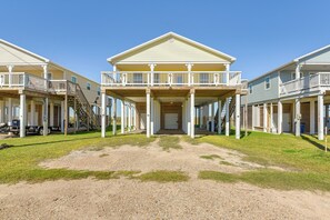 Exterior - Walk to Beach: Gulf-View Home in Surfside Beach! (Surfside Beach)