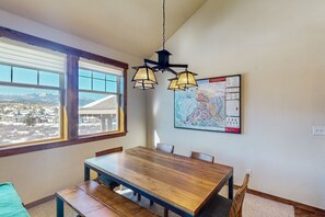 Dining - Winter Park top-floor condo with hot tub, mountain adventure, and workstation (Fraser)
