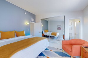 3 soverom, strykejern/-brett, internettilgang og sengetøy